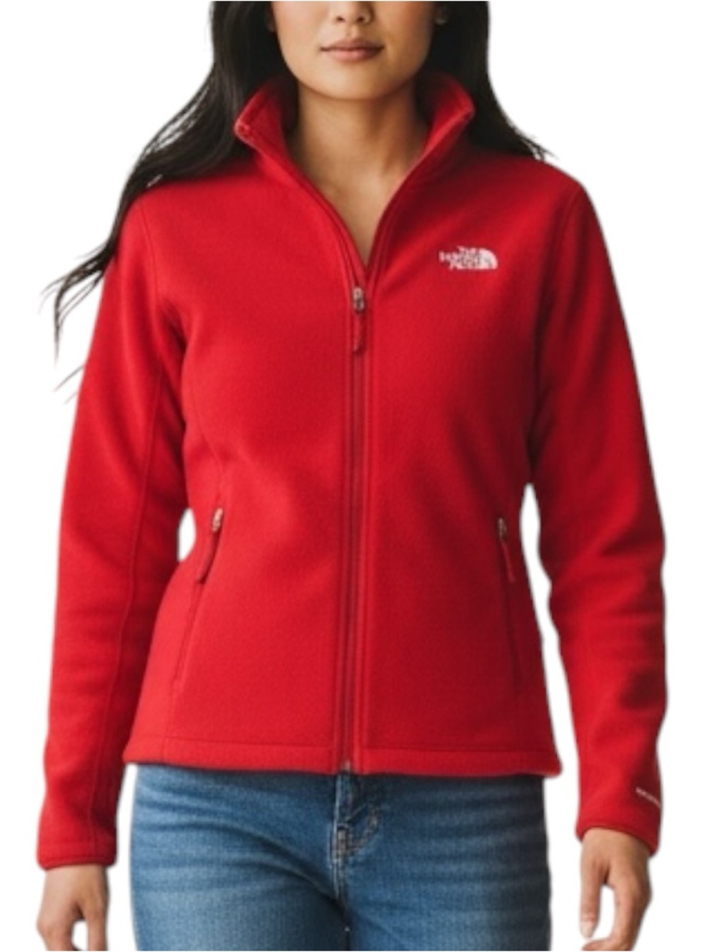 THE NORTH FACE Red Fleece Pullover Size M